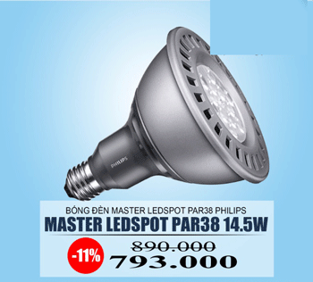Bóng đèn Led chiếu điểm MASTER LEDspot 14.5-100W PAR38 Philips
